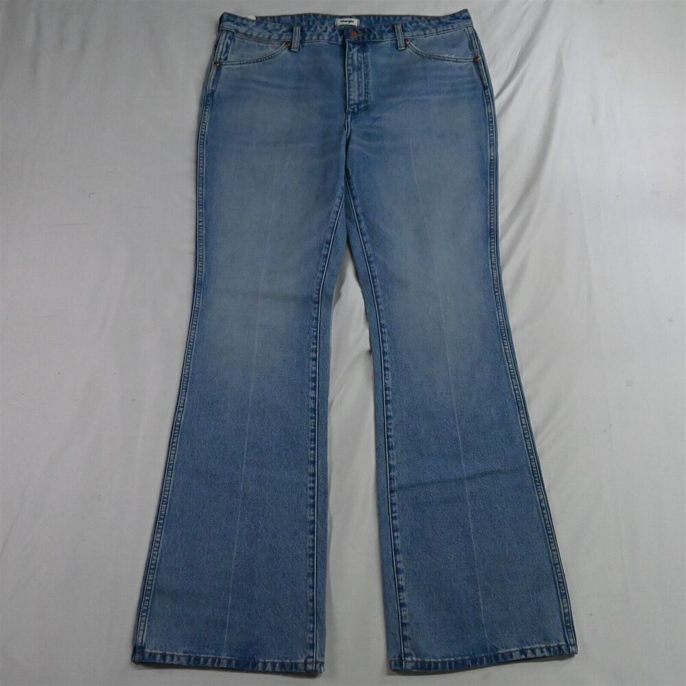 NEW Wrangler 34 x 34‎ Westward 626 High Rise Boot Light Denim Womens Jeans